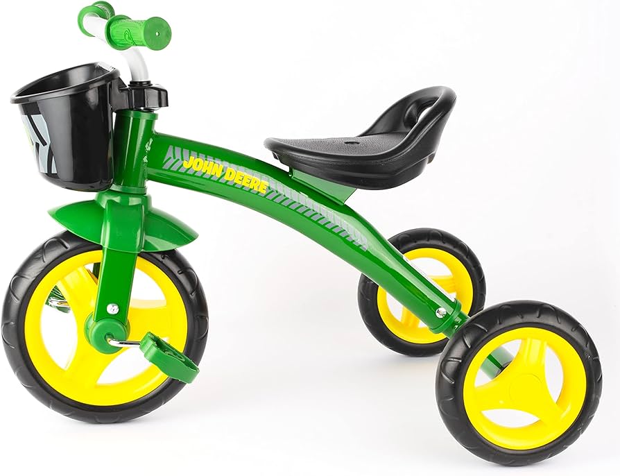 John Deere Steel Tricycle Trike - Image 3