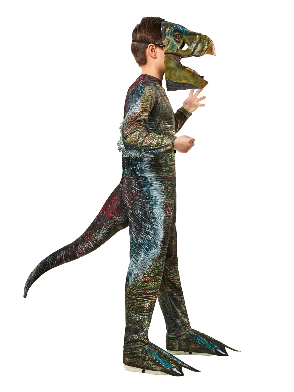 Jurassic World Therizinosaurus Deluxe Child Costume 9-10 yrs - Image 3