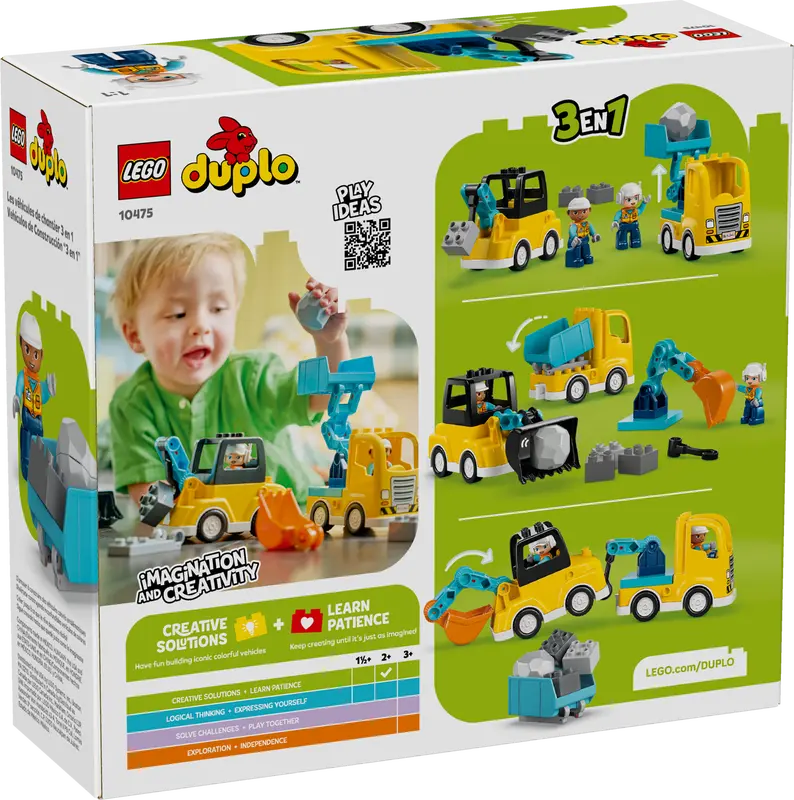 Lego 10475 Duplo 3 in 1 Construction Vehicles - Image 6