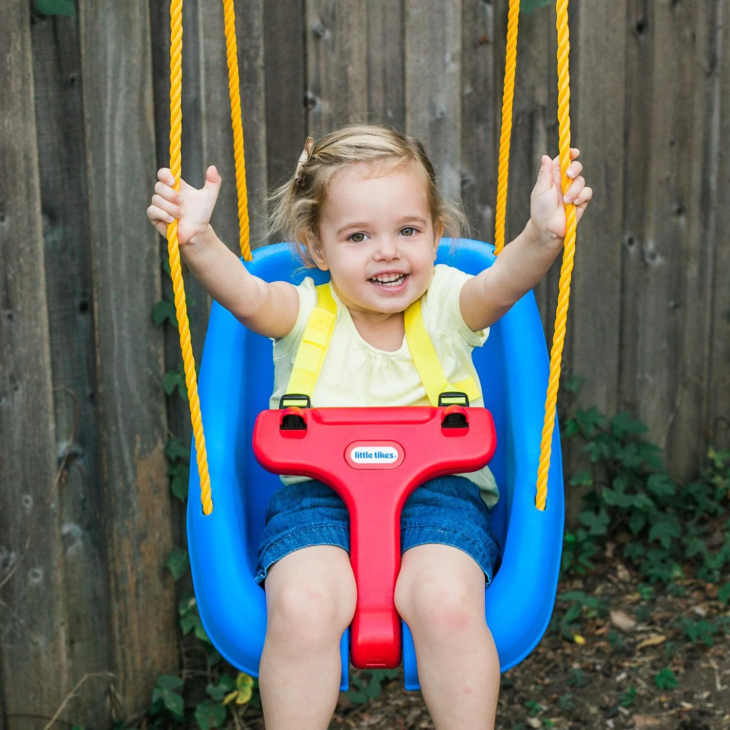 Little Tikes 2 In 1 Snug N Secure Swing Blue - Image 4